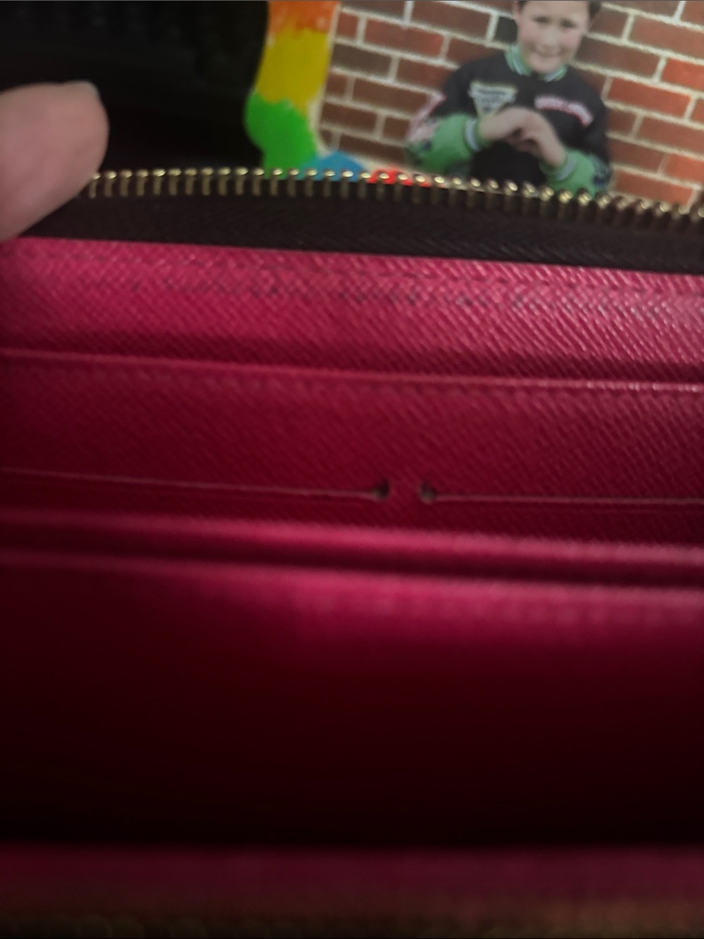 Louis Vuitton Black Murikami  Monogram Zip Wallet - Picture 17 of 17